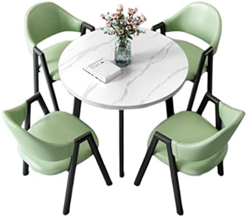 QBREZA 5-Piece Dining Table Set Modern R…