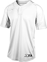 Mizuno Aerolite 2-Button Baseball Jersey - Lightweight Mesh with DryLite Tech & Raglan Sleeves