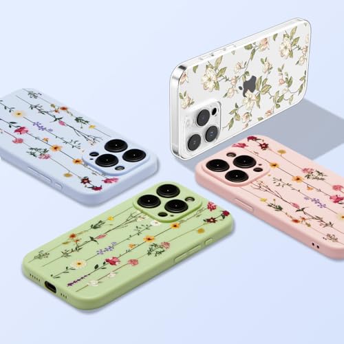 ZTOFERA Floral Case for iPhone 13 Pro Max 6.7",Cute Flower Pattern Case for Girls Women,Flexible Silicone Protective Slim Shockproof Bumper Phone Cover for iPhone 13 Pro Max,Purple by ZTOFERA - Used condition - Image 6