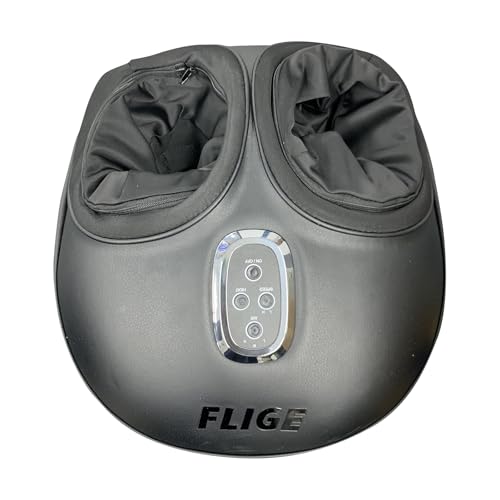 FLIGE Shiatsu Foot Massager Machine with Heat and Remote, Deep Kneading Feet Massager for Plantar Fasciitis