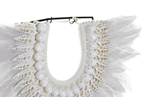 Décoration plume et conques beige grand format idèe cadeau originale maison - 3