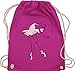 Shirtracer Tanzen Geschenk für Ballett & Co. - Balletttänzerin Ballerina - Unisize - Fuchsia - ballett - WM110 - Turnbeutel und Stoffbeutel aus Baumwolle