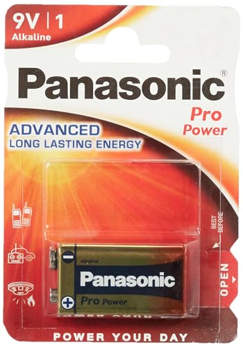 Panasonic Propower Batteria 9 V, 1 Pezzo, Argento
