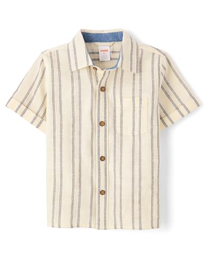 Image of Gymboree,Matching Family Short Sleeve Button Up Shirt