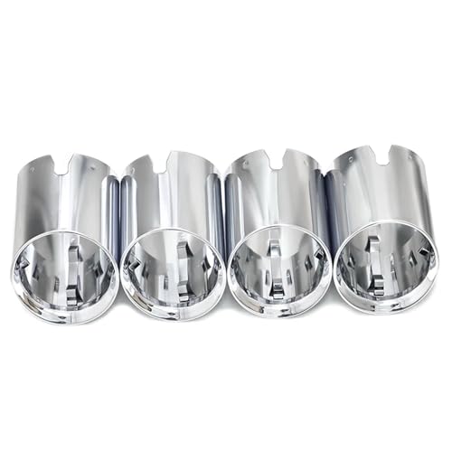 Buse de tuyau d'échappement pour BMW G80 G82 G87 remplacez vos embouts usés couleur argent 4PCS