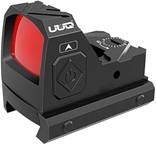 UUQ Mini Reflex Red Dot Sight Shake Awake Optic Sight for Rifles, Pistols and Shotguns 2MOA,12 Brightness Adjustment Red Dot Scope