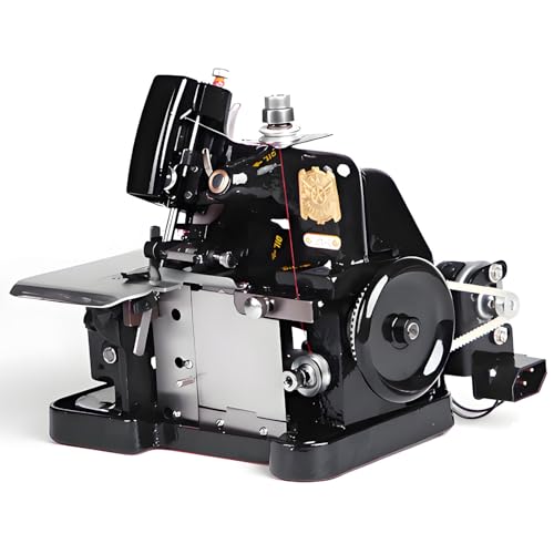3-Needle Overlock Machine, Heavy-Duty Metal Frame Serger, 3000 Stitches Per