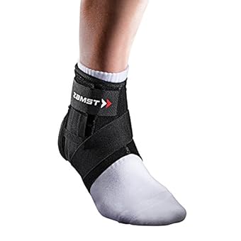 ザムスト(ZAMST) 足首 サポーター A1ショート スポーツ全般 バスケ バレー テニス 足関節 固定 Lサイズ 右足用 ブラック 370703