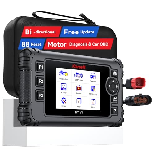 iCarsoft MT V6 Motorcycle OBD2 Scanner for Aprilia, Full-System Motorcycle