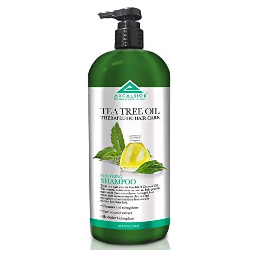 Aceite de Árbol de Té, Excelsior terapéutico cuidado del cabello Champú 1 L