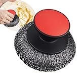 Topfbürste – Ergonomischer Topfschrubber, Küchenreinigungsbürste | Weiche Borsten, kratzfestes...