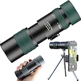 Ideal für Outdoor-Sportbegeisterte und Wildnisforscher: Leicht zu tragen, Mini-Größe. Das tragbare und leichte Design kann die Reisebelastung effektiv reduzieren. Sie können ein Monokular-Teleskop in Ihren Rucksack stecken oder es an Ihre Hand oder Taille hängen. Hand-Monokular-Teleskopausrüstung ist eine unverzichtbare Ausrüstung für Vogelbeobachtung, Wildtiere, Jagd, Wandern, Bergsteigen, Camping, Camping, Überwachung und Reisen.