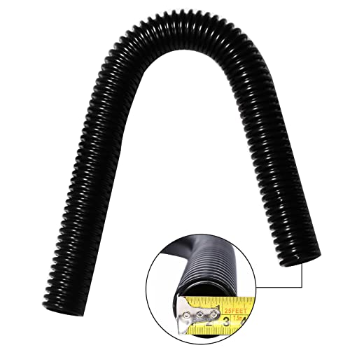 36" Black Stainless Steel Coolant Flexible Radiator Hose Kit With Caps Universal #TOP2