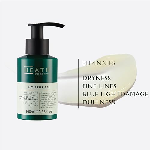 Heath Moisturiser for Men - Fast Acting Face Moisturiser - With Hyaluronic Acid and Soliberine NAT - To Hydrate and Protect Your Skin From Damage - Vegan Friendly - 100 ml - Image 5