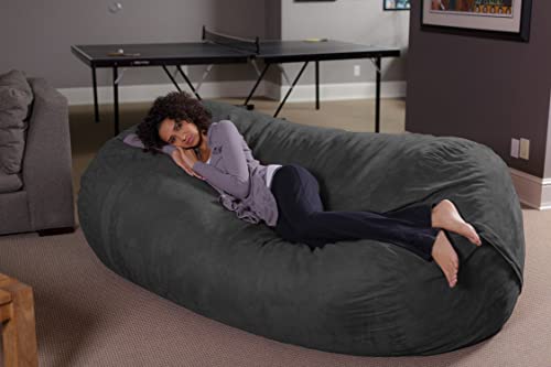 Sofa Sack AMZBB-7LG-CS03 Bean Bag Lounger - Plush Bean Bag Sofas With Super Soft Microsuede Cover - Xl Memory Foam Stuffed Lounger Chairs thumb #1