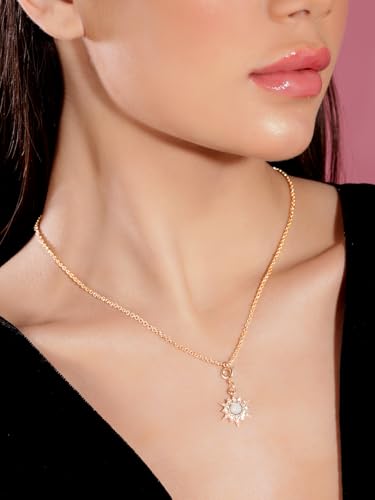 Image of Rubans Demi Fine Stainless Steel Necklace Chain Link Gift for Women & Girls