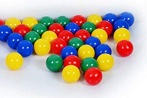 koenig-tom Bällebad24 - 100 Bälle 8cm Ø, Tüv geprüft und Zertifiziert 2019 in der Kindergarten & Gewerbequalität Babybälle Plastikbälle ohne gefähliche Weichmacher Cover