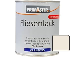 Primaster Fliesenlack Cremeweiß Glänzend 750ml