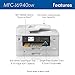Brother MFC-J6940DW White Color Inkjet All-in-One Printer with 500-sheet Total Paper Capacity and The Ability to Print, scan, Copy or fax up to 11”x17 (Ledger) Size Paper.