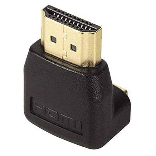 Conector coaxial acodado Audiovox DHRAF adaptador de ángulo recto macho a hembra 2