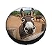 IBILIU Funny Donkey Spare Tire Cover,Cute Farm Animal Tire Cover Wheel Protectors Weatherproof Universal Fit for Cars Trailer RV SUV Camper Truck - 15 Inch