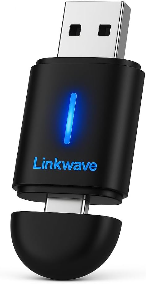 Wireless CarPlay Adapter USB & USB-C – Compatible with Apple CarPlay & Android Auto – 5G Wi-Fi Fast 3s Auto Connection – Works with 99% Cars – Compact & Elegant – Easy Installation Plug & Play