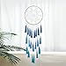 Artilady 8inch handmade tassel dream catcher wall decoration (blue)