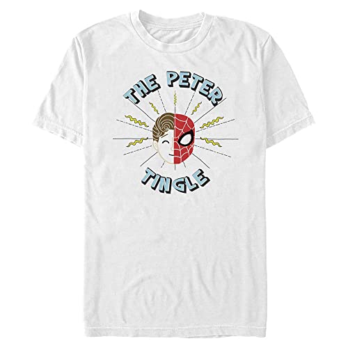 T-shirt Marvel coupe ample confortable motif Peter Tingle blanc 4X-Large