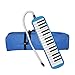 FUNOMOCYA Harmonica Keys Music Lovers Adults Accordion Musical Instrument Melodica Blue