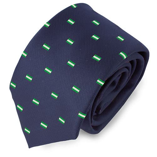 MIBANDERA Andalusia flag tie, navy, One size