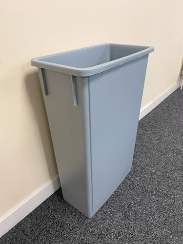 Chabrias Ltd Grey Slim Recycling Bin - 87 Litre, Space-Saving Design, Durable Plastic, Easy-to-Clean, Ideal for Home, Office, Pubs Eco-Friendly Waste Solution, Effortless Disposal (2 Pack) - Image 9