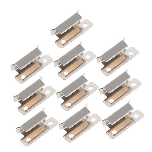 BUGUUYO 10pcs Stainless Steel Printer Bed Clamp Retainer Clips Clips for Print Bed