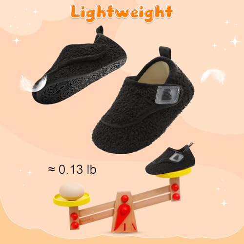 BARERUN Toddler Slippers Boys Girls House Shoes Warm Kids Slippers With Non-Slip Rubber Sole Fuzzy Cozy Walking Shoes Indoor/Outdoor - Image 7