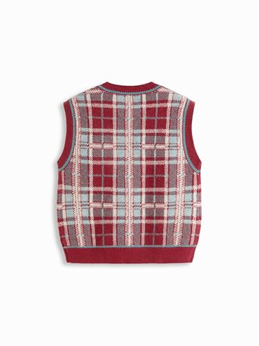 Image of CIDER Sweater Vest Women Sleeveless Cropped Sweaters Cute Graphic Tank Tops Old Money Clothes Fall Outfits