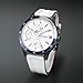 Imagen de Tommy Hilfiger Reloj Analógico de Cuarzo Multifunción para Hombre con Correa de Silicona Blanca