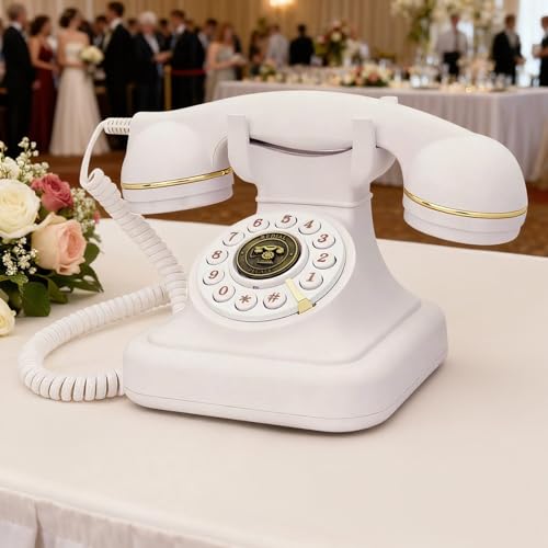 TelPal Audio Guest Book Wedding Phone, Vintage Telephone Recorder Wedding