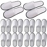 [I'm so happy] 使い捨てスリッパ 個包装 室内 来客用 ホテル 持ち運び 参観日 飛行機 携帯 業務用 大容量（グレー縁 / 10足セット）