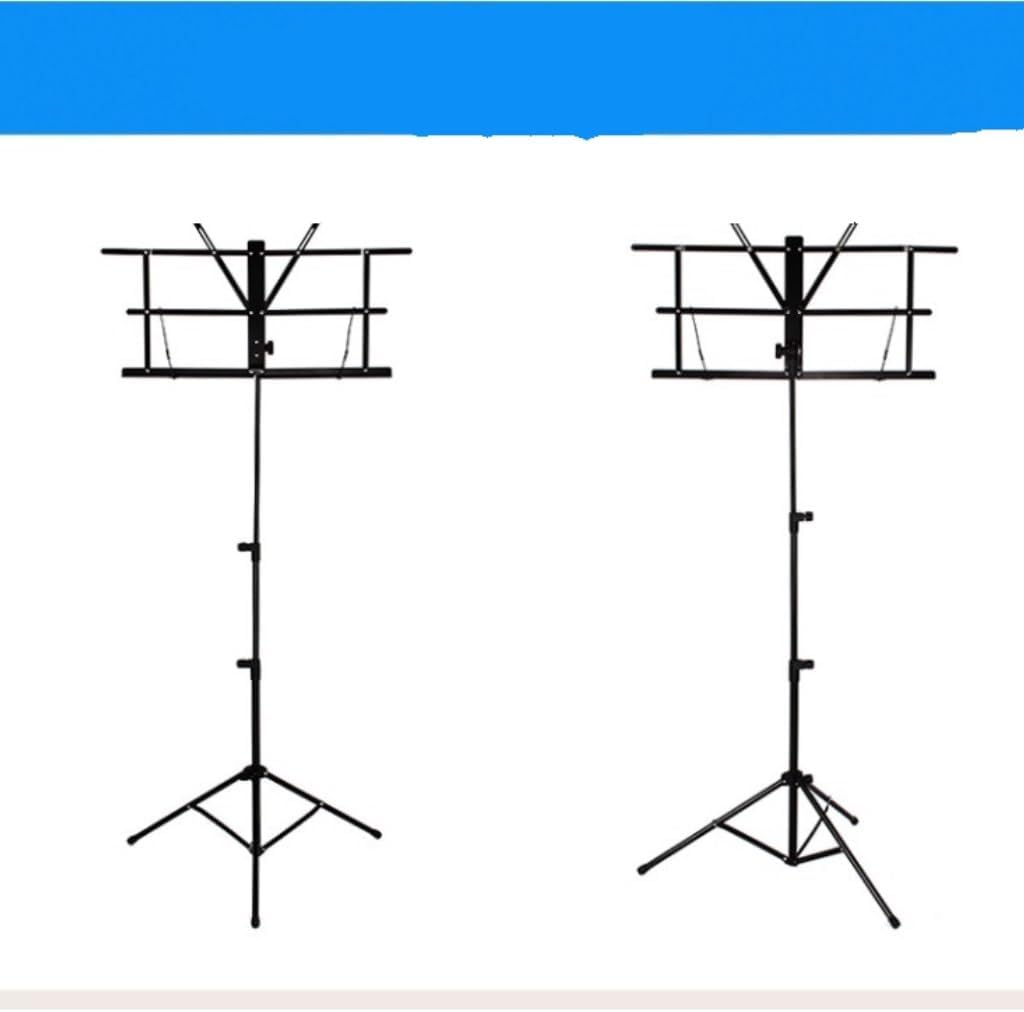Stapler Guitar and Violin Universal Music Stand Guitar Small Music Stand Music Stand Guzheng Violin Erhu Music Stand Office Stapler (Black A)