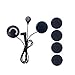 FreedConn Accessory for Old VersionTCOM-SC T-COMVB Motorcycle Bluetooth Headset (8-Pin Changeable Boom Mic and Soft Mic Speakers)