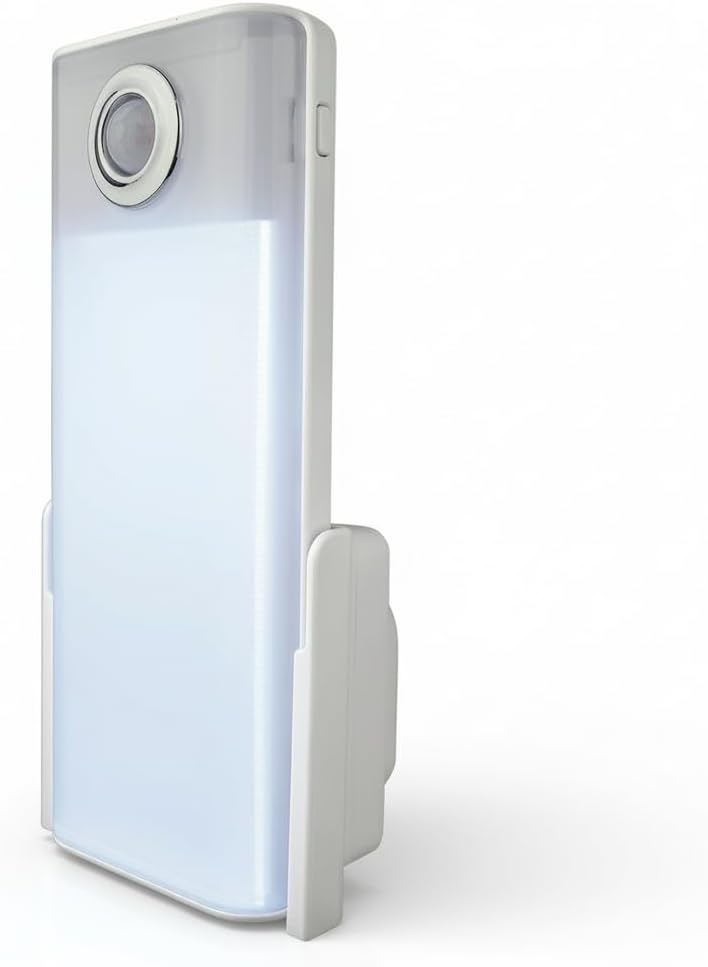 Rechargeable LED Emergency Torch & Night Light, Automatic Power Failure Light with Motion Sensor, Dual Nightlight Dusk-to-Dawn Modes, Induction Charging, Duo Lux