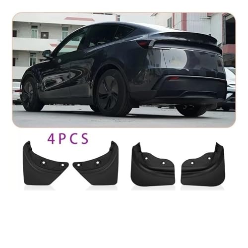 Guardabarros para Tesla Model Y 2025 Launch Juniper de 4 piezas 2
