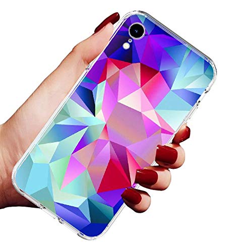 CEAREY Attractive Triangular Clear Pattern Design Printed Flexible TPU