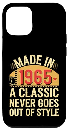 Prodotto nel 1965 Vintage 60th Birthday Classic Retro Custodia per iPhone 12/12 Pro