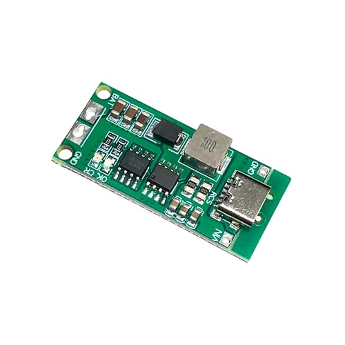 Image of ROBOWAY 10Pcs 4S 4A Polymer Lithium Ion Charger Type-C | 14.8V 18650 Battery Charging Module | USB-C Input, Boost Converter, LED Indicator, Overcharge Protection (Pack of 10)
