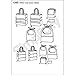 Simplicity 1385 Art Tote Bag, Lunch Box, and Snack Bag Sewing Patterns, One Size Only