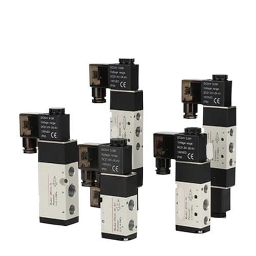 Électrovanne pneumatique 4V210-08 à commande magnétique robuste en alliage - 3