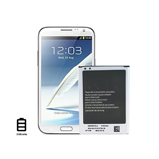 DAM DMJ169 batteri Samsung Galaxy Note 2, flerfärgad