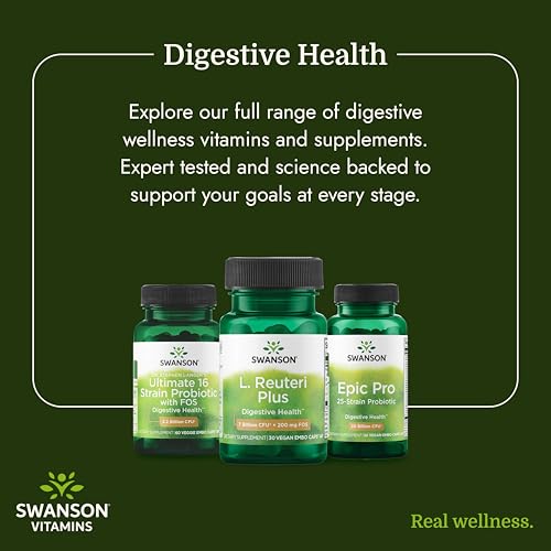 Image of Swanson Probiotic L.Reuteri Plus 30 Veg Drcapsules,1 Count