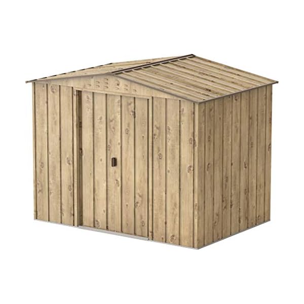 tepro Duramax Top Shed 8 x 6 Metall Gartenhaus aus feuerverzinktem Stahl, Starke verstärkte Dachstruktur, wartungsfrei…