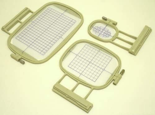 New 3 Embroidery Machine Hoops Set Compatible with Brother Innovis 2500D, 1500D, 4000D, 2800D Babylock Aventura Duetta 4500D, Quattro 6000D Quattro® 2 6700D, Isodore Innov-ís 5000, Duetta 2 4750D